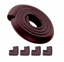 Rollo protector esquinas 5 m+4 esquineras marrÃ³n