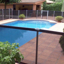 Valla piscina Flash negra