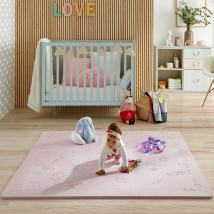 Alfombra puzzle rosa LU BABYMATS