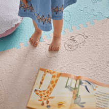 Alfombra de juegos LUBABYMATS MINT-BEIGE