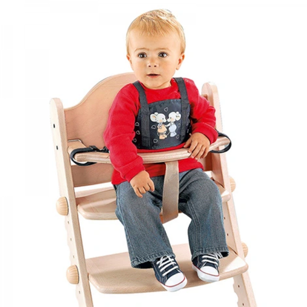 correas convertibles para silla alta Correas de seguridad para trona con almohadillas de protección para hombros repuesto de 5 puntos para niños Fitzulam cochecito de bebé 