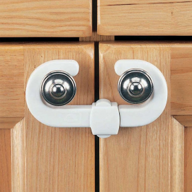 Pack de 2 bloqueos para armarios con asas o pomos