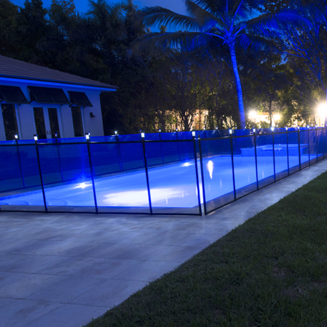 Luz solar para valla de piscina con encendido automático SegurBaby