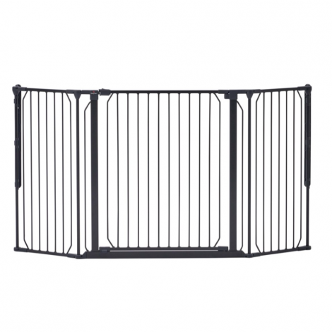 BabyDan Carl Wide Safety Gate, black