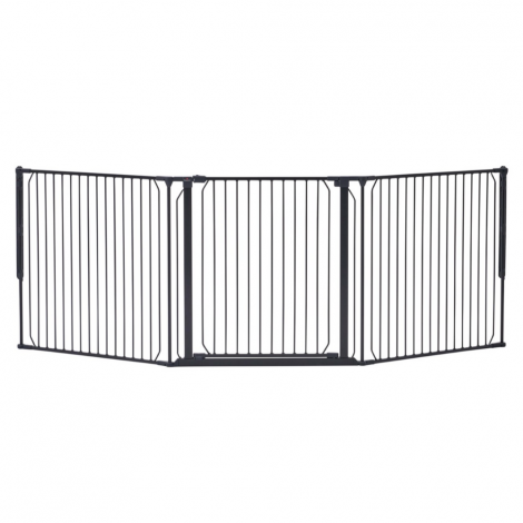 BabyDan Carl X Wide Safety Gate, black