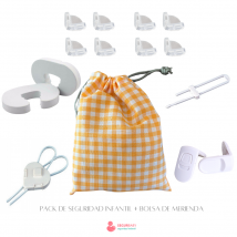 Kit de Seguridad para Beb&eacute; con Bolsa Solidaria