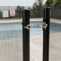 Pestillo seguridad valla piscina con resorte